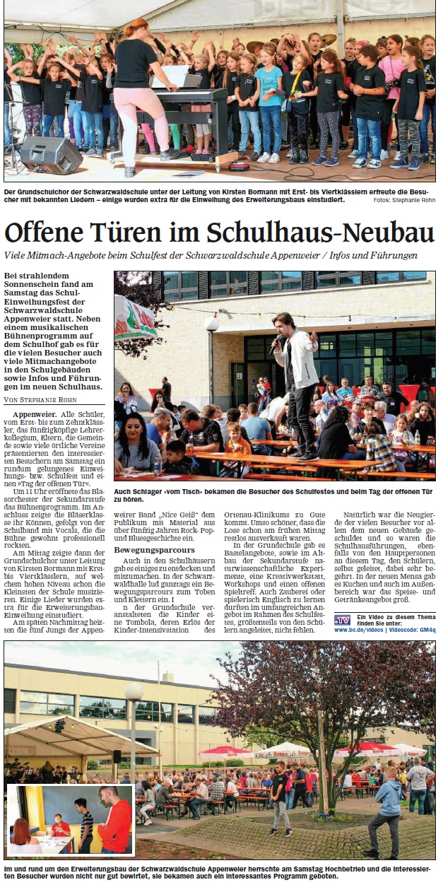 Schulfest - 12.10.19